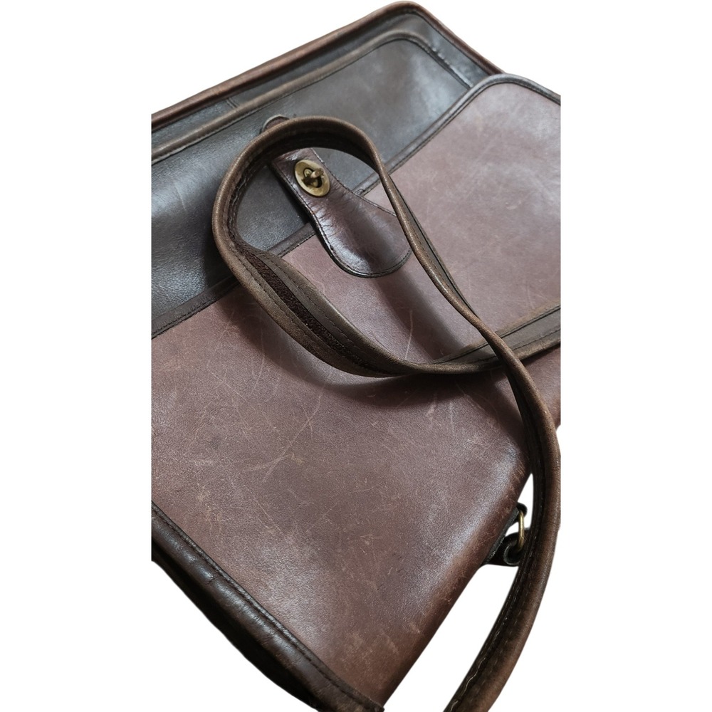 Vintage Coach Metropolitan Briefcase 5780 Style Leather Messenger Bag Pre-1994 - Picture 7 of 11
